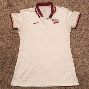 Nike dri fit fsu polo